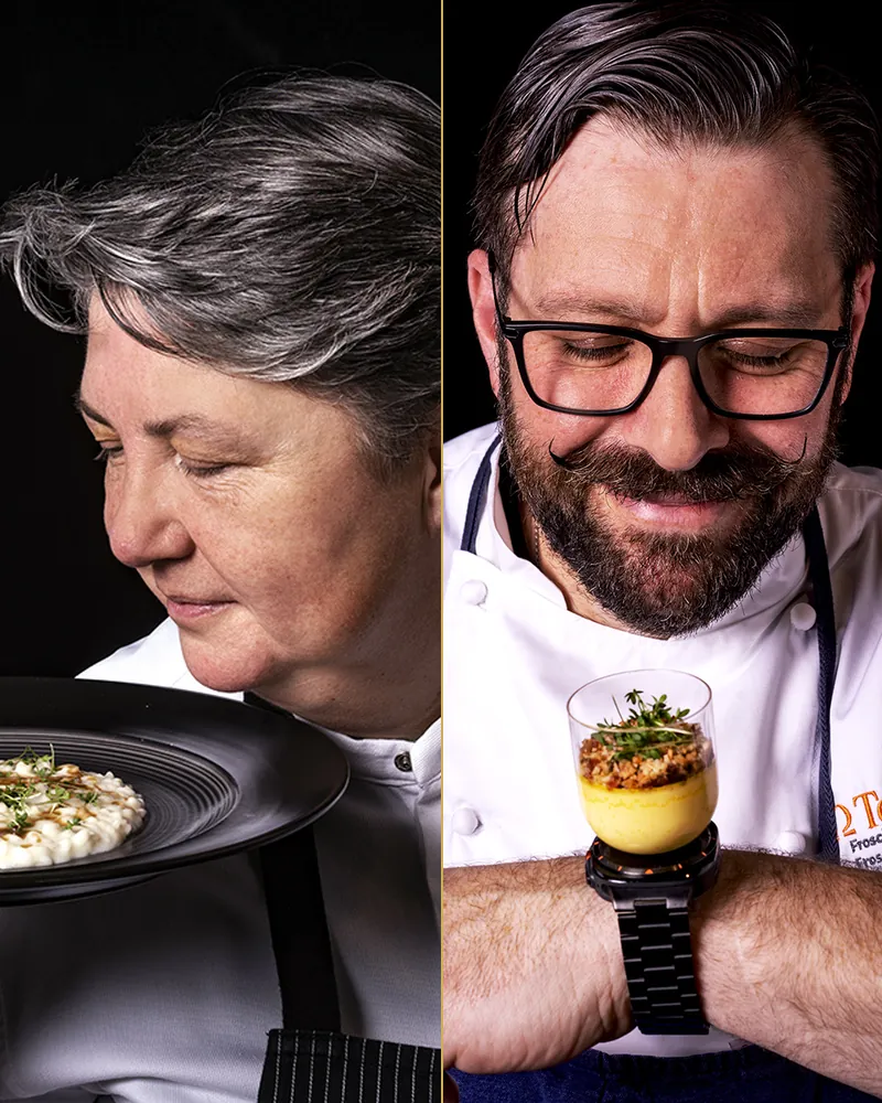 Portrait of Sara Bertocchi & Fabrizio Molteni