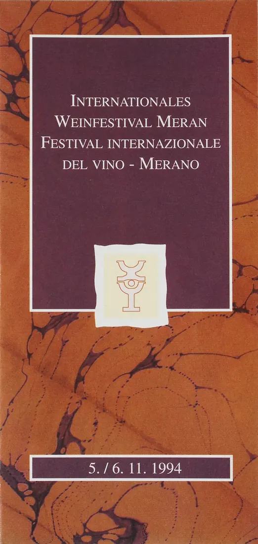 Locandina del Merano WineFestival 1994