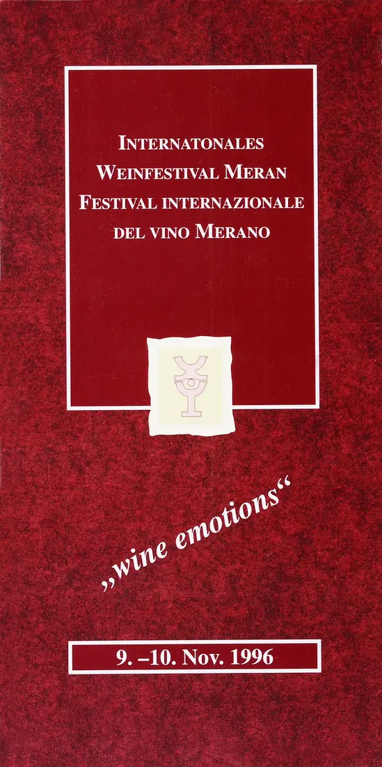 Locandina del Merano WineFestival 1996