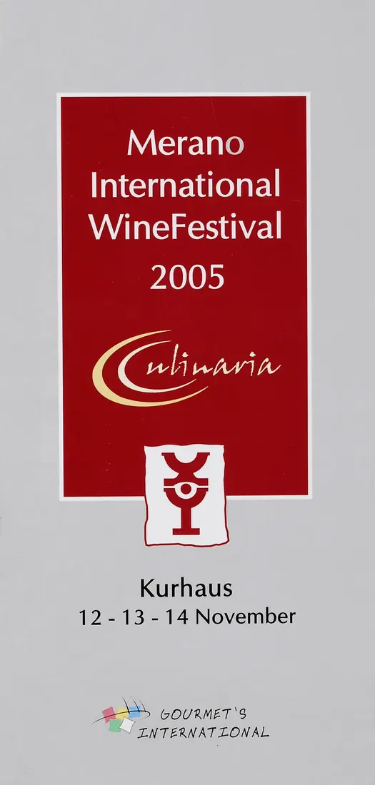 Locandina del Merano WineFestival 2005