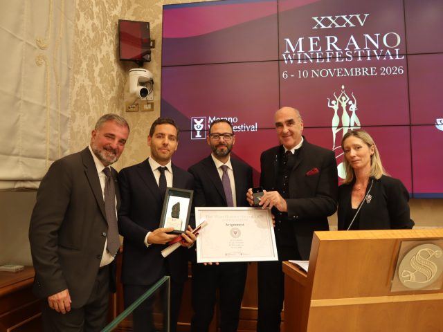 Avignonesi WH Award Platinum 100punti (Andrea Radic, Daniele Carlini, Stefano Patuanelli, Helmuth Köcher, Diana Lenzi)