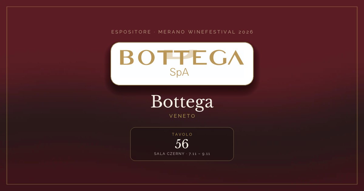 Bottega · Merano WineFestival 2026 — Tavolo 56 (Sala Czerny, 7.11 – 9.11)