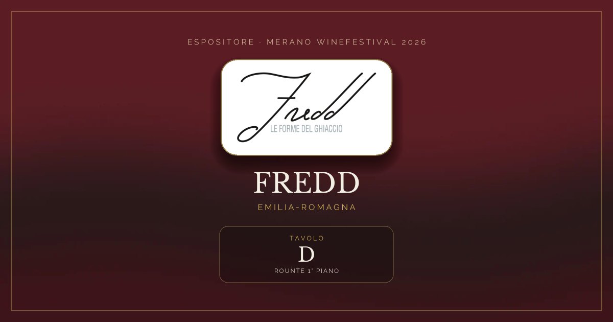 FREDD · Merano WineFestival 2026 — Tavolo D (Rounte 1° Piano)