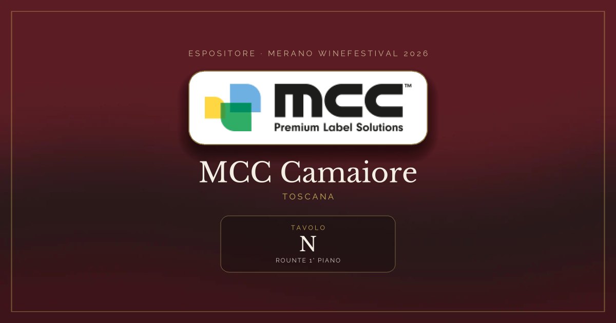 MCC Camaiore · Merano WineFestival 2026 — Tavolo N (Rounte 1° Piano)